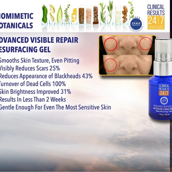 Clinical Results NASA 3D Biometric Botanicals Repair Gel. - Picture 2 of 7